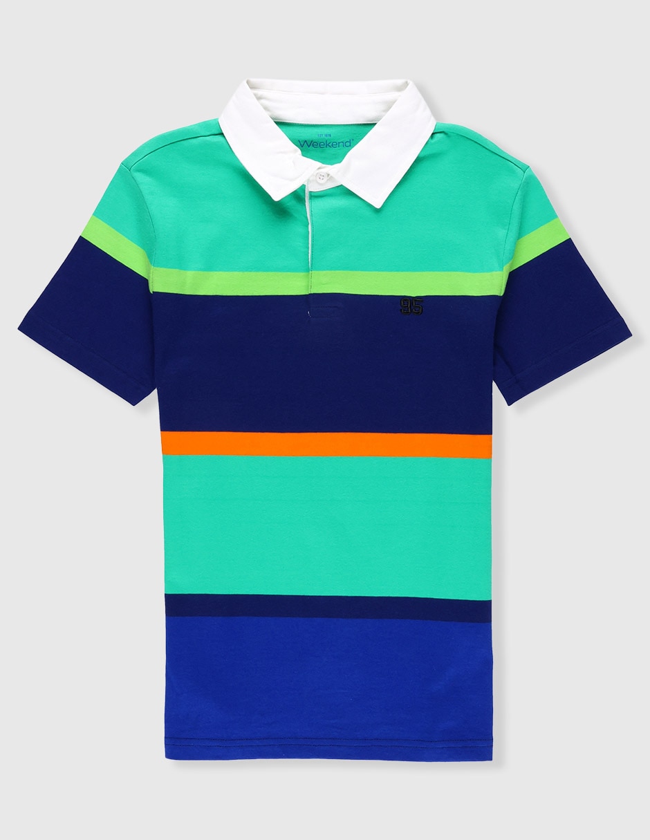 Playera tipo polo para niño Playera tipo polo para niño