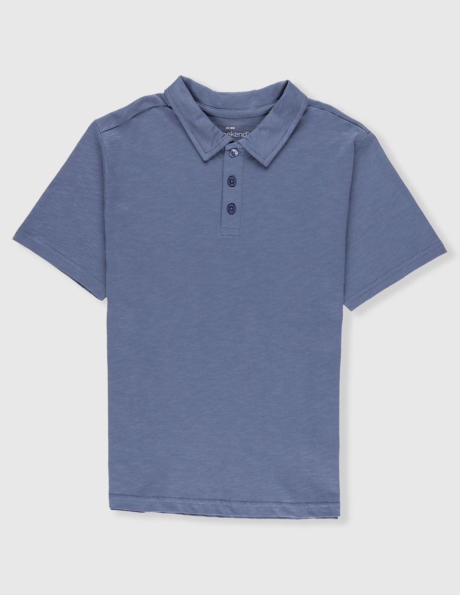 Playera tipo polo Weeekend de algodón para niño