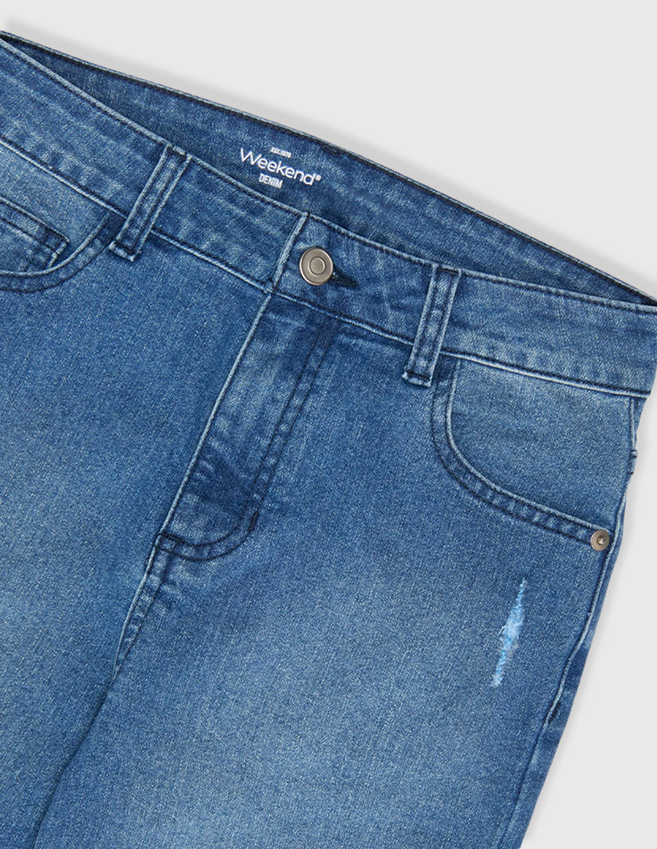 Jeans slim deslavado para niño 3