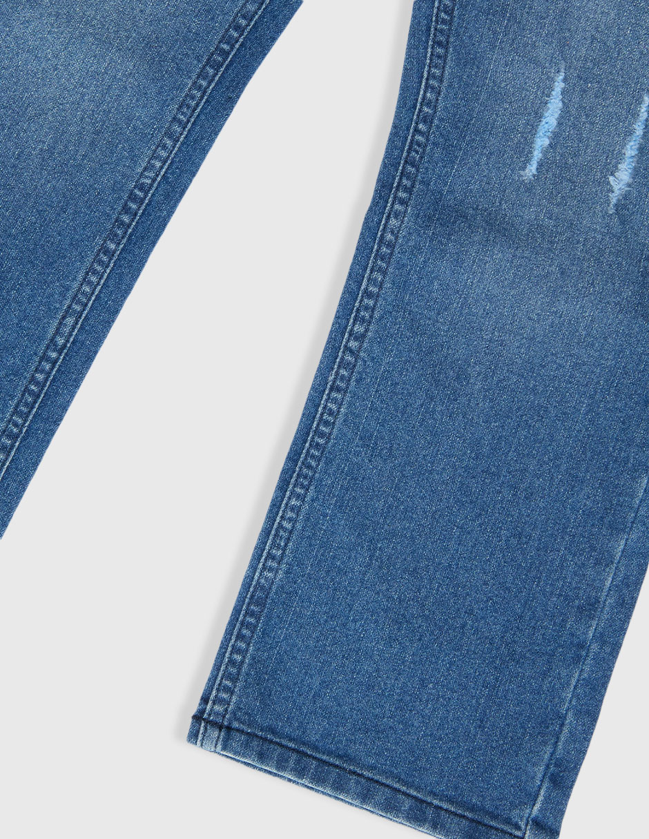 Jeans slim deslavado para niño 4