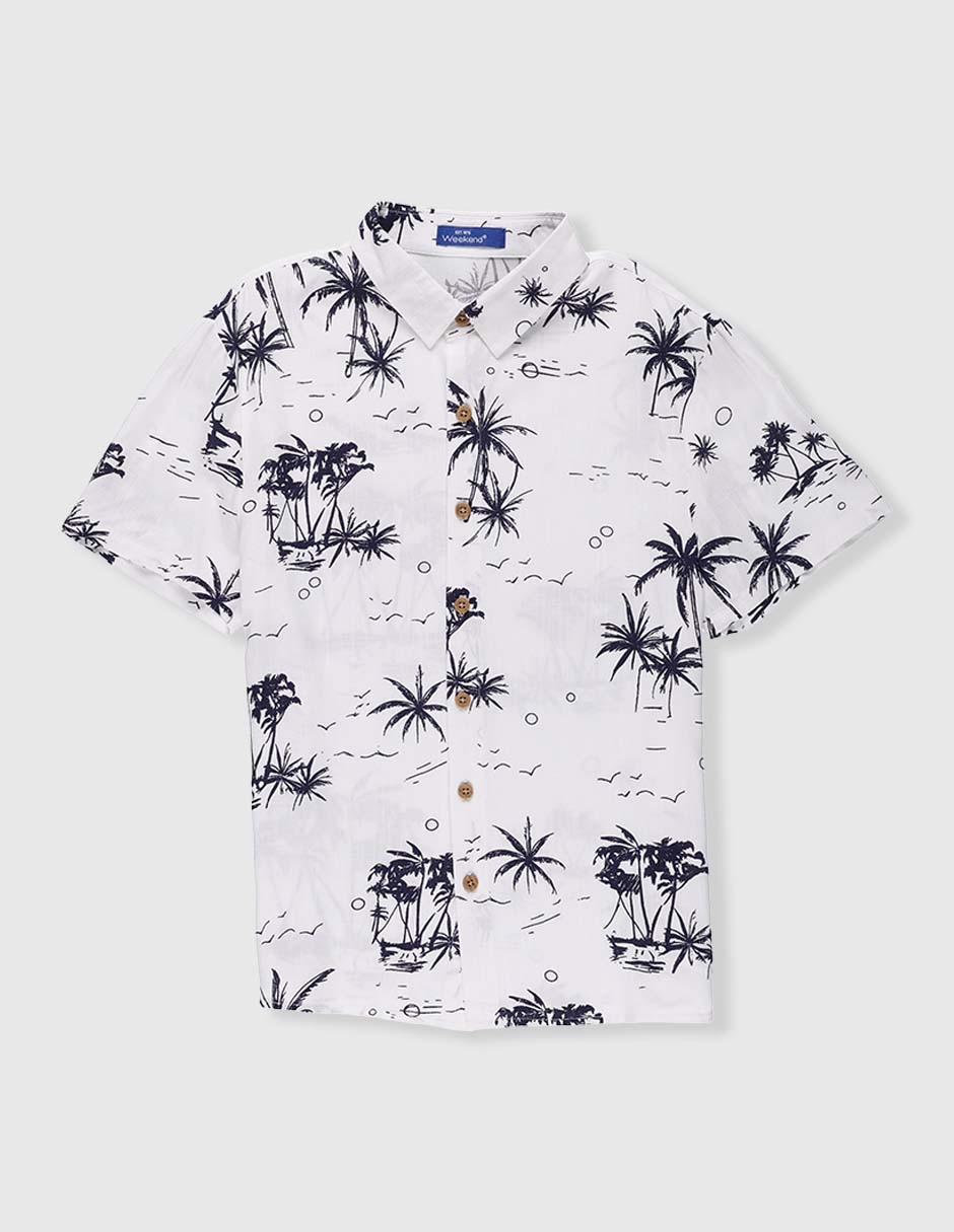 Camisa casual manga corta para niño Camisa casual manga corta para niño