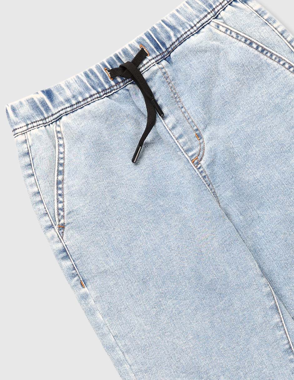 Jeans jogger straight para niño 3