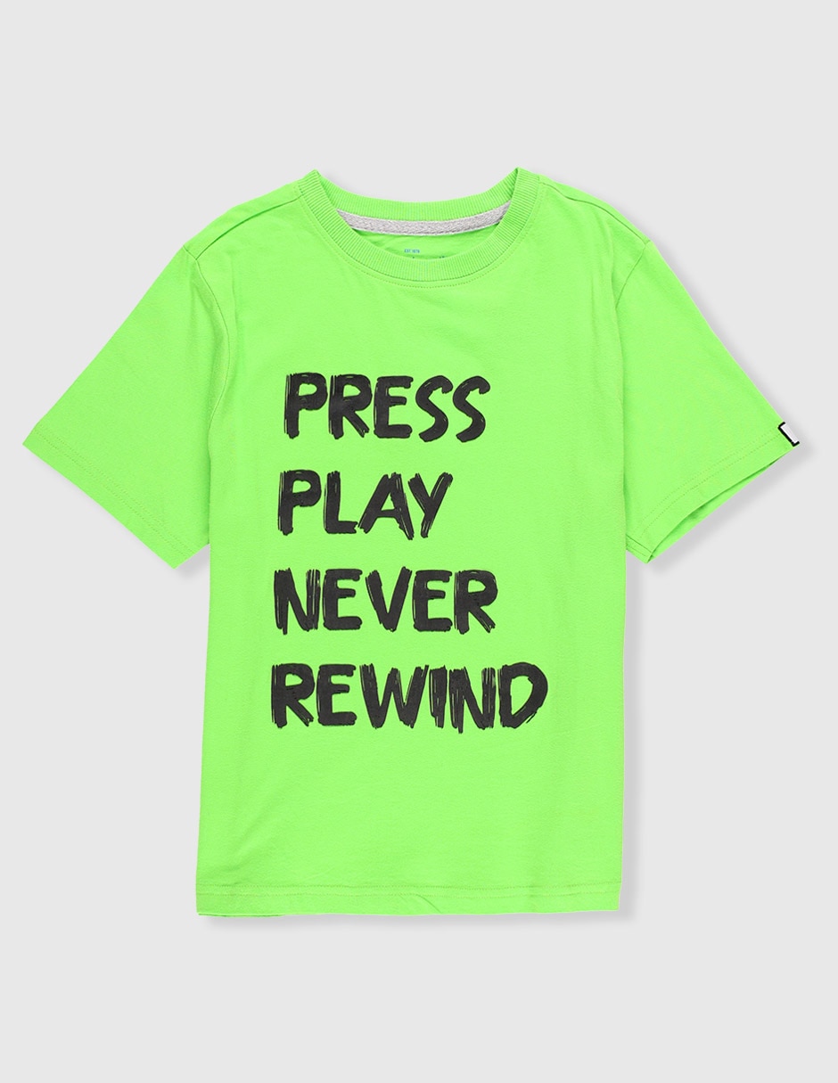Playera manga corta para niño Playera manga corta para niño