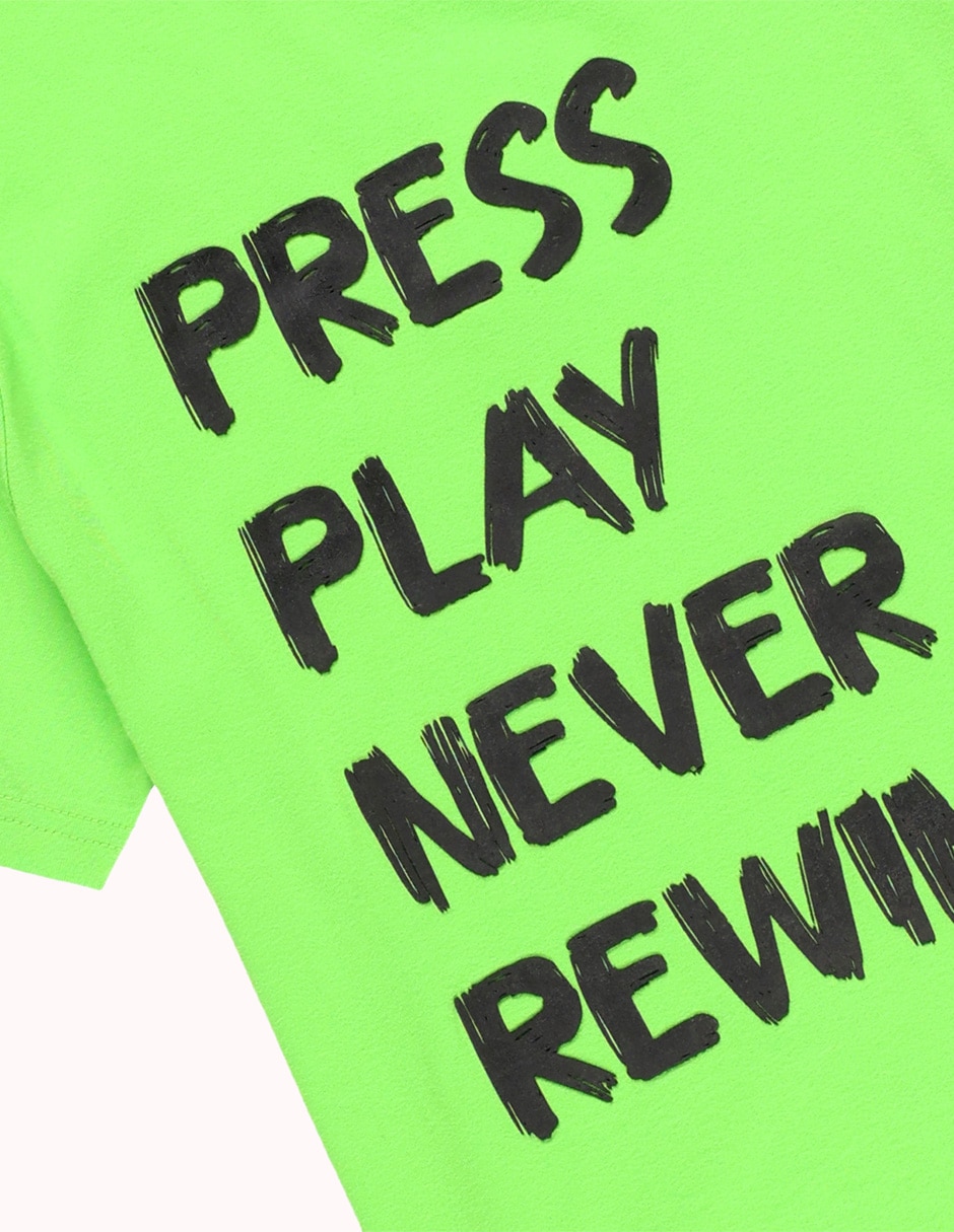 Playera manga corta para niño 3