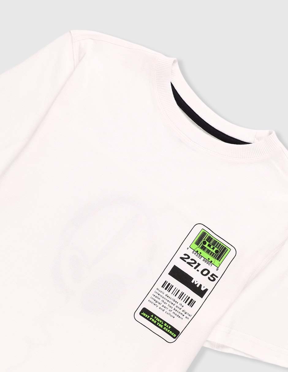 Playera manga corta para niño 3