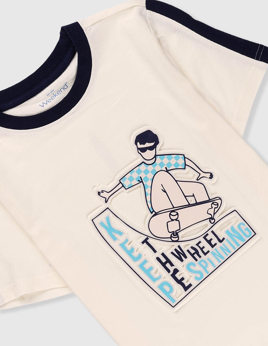 Playera manga corta para niño 3