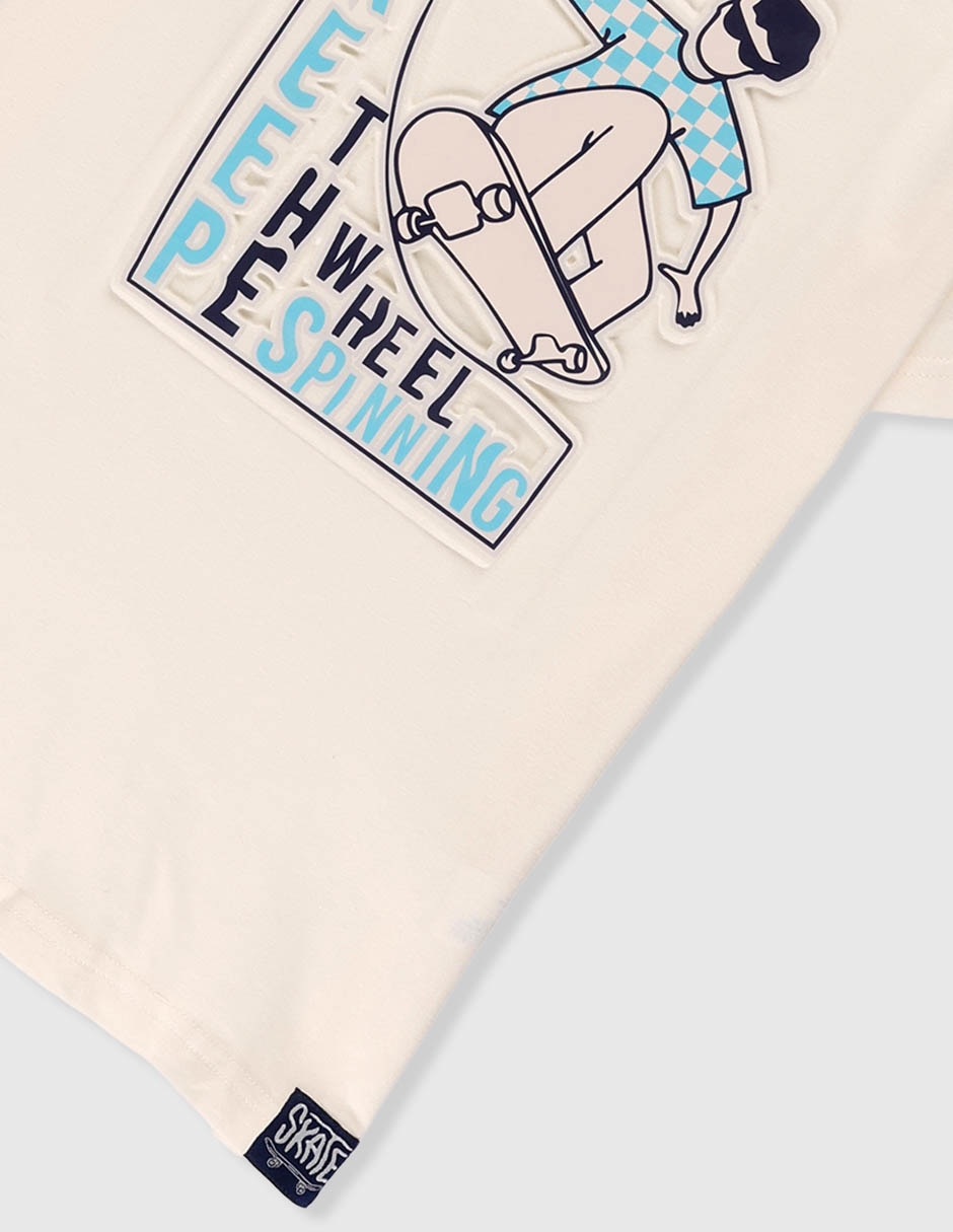 Playera manga corta para niño 4