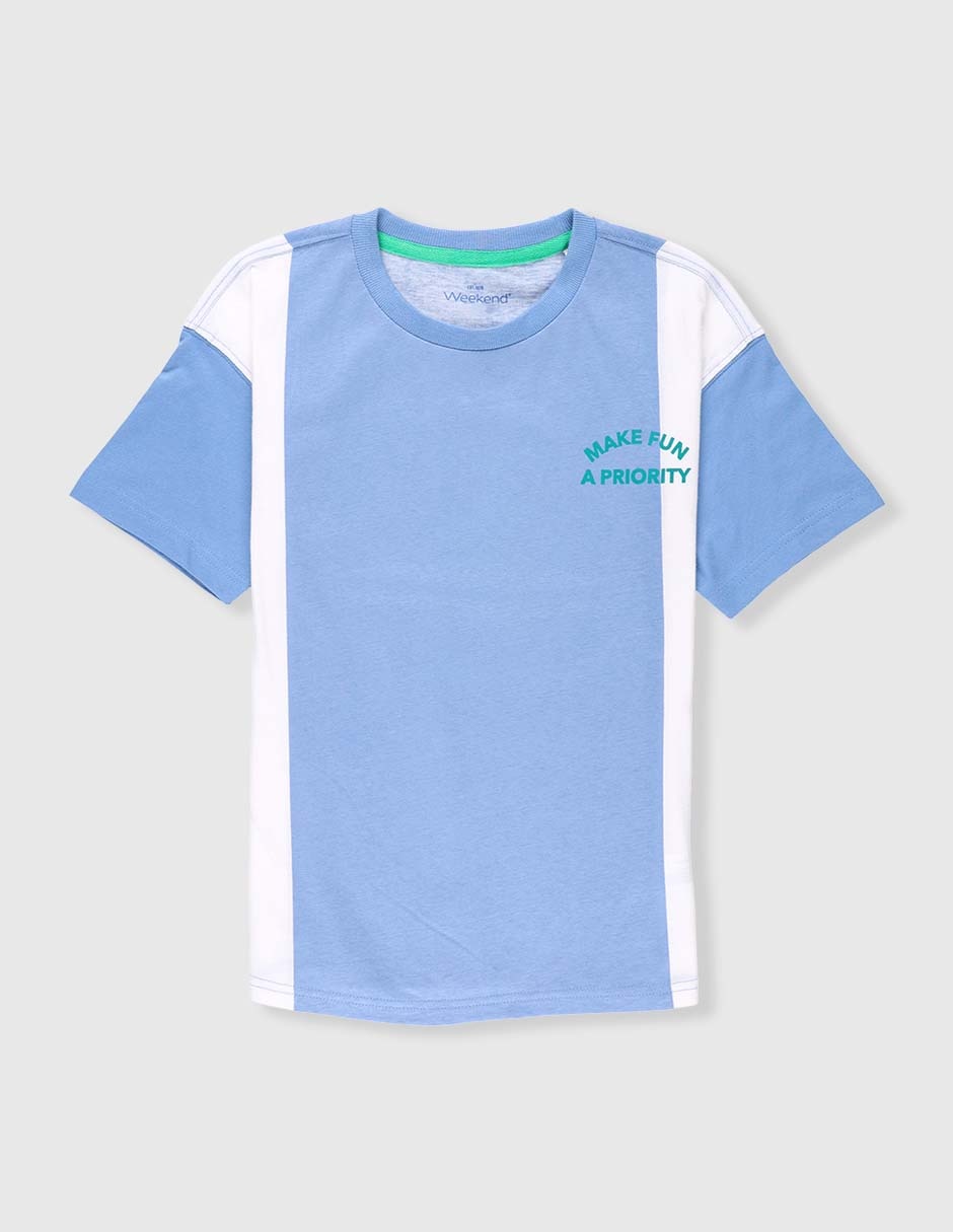 Playera manga corta para niño Playera manga corta para niño