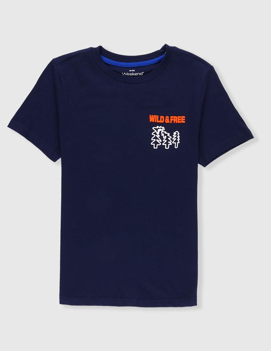Playera manga corta para niño
