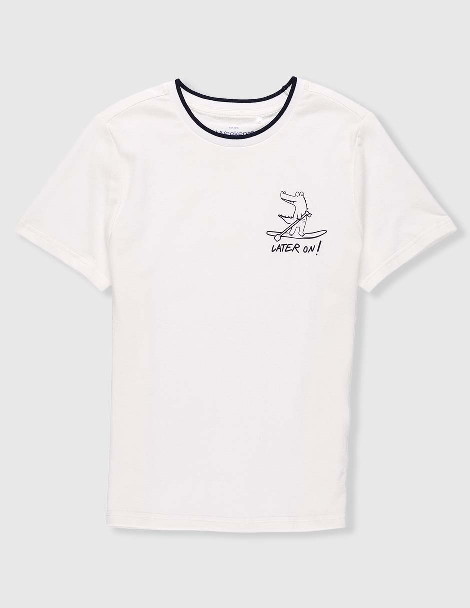 Playera manga corta para niño Playera manga corta para niño