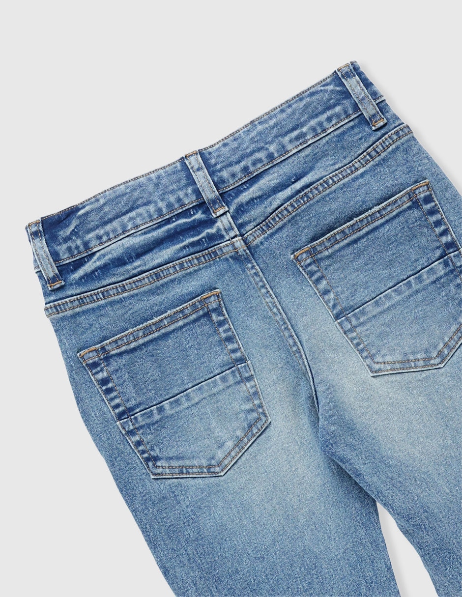 Jeans straight para niño 4