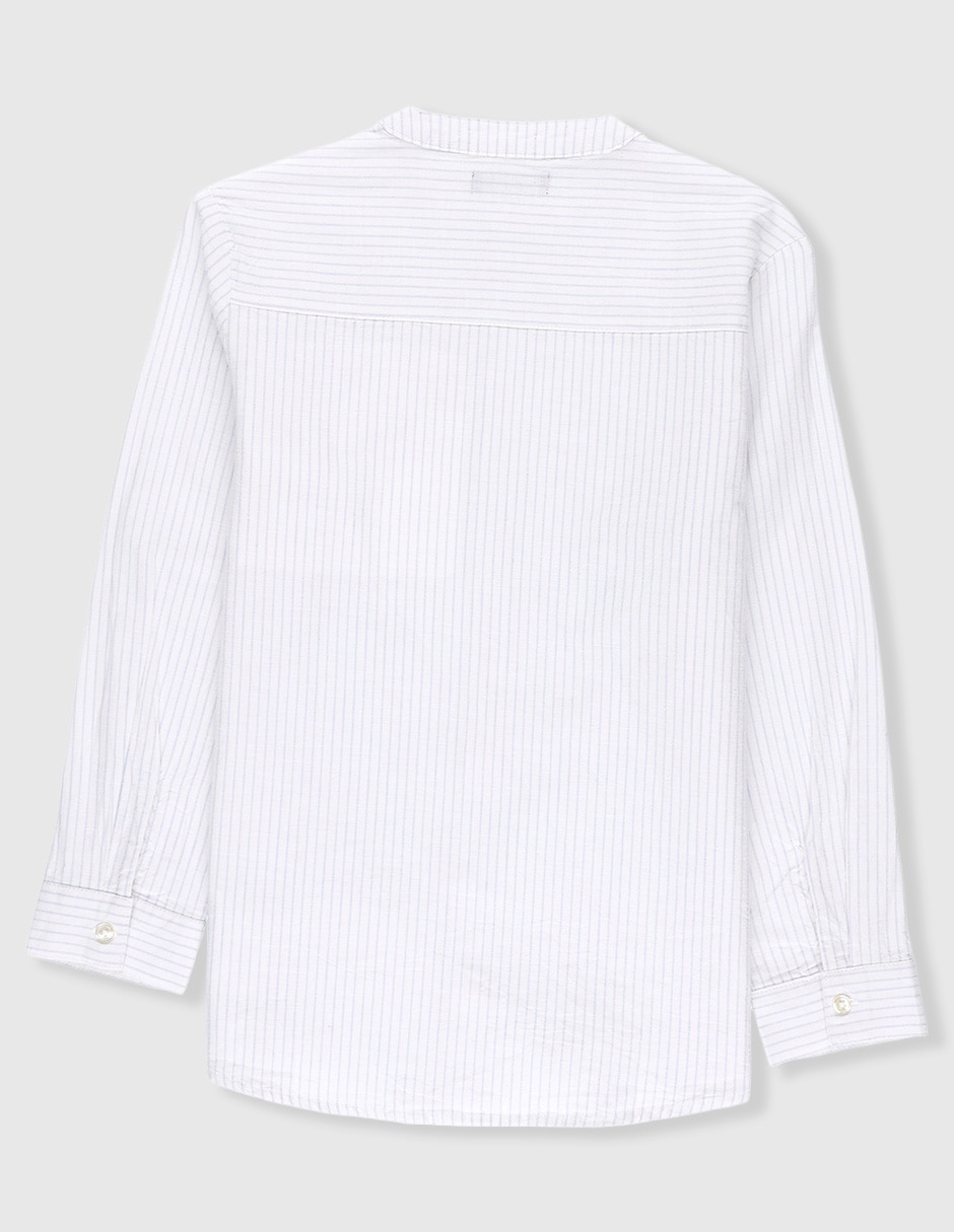 Camisa casual de algodón manga larga para niño 2