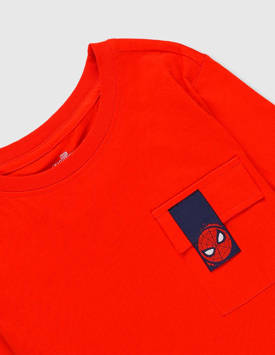 Playera Spider-man manga corta para niño 3