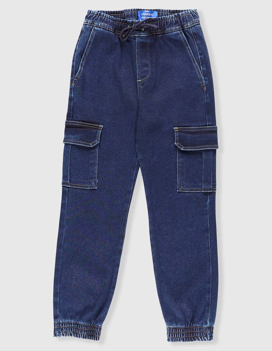 Jeans jogger straight para niño Jeans jogger straight para niño