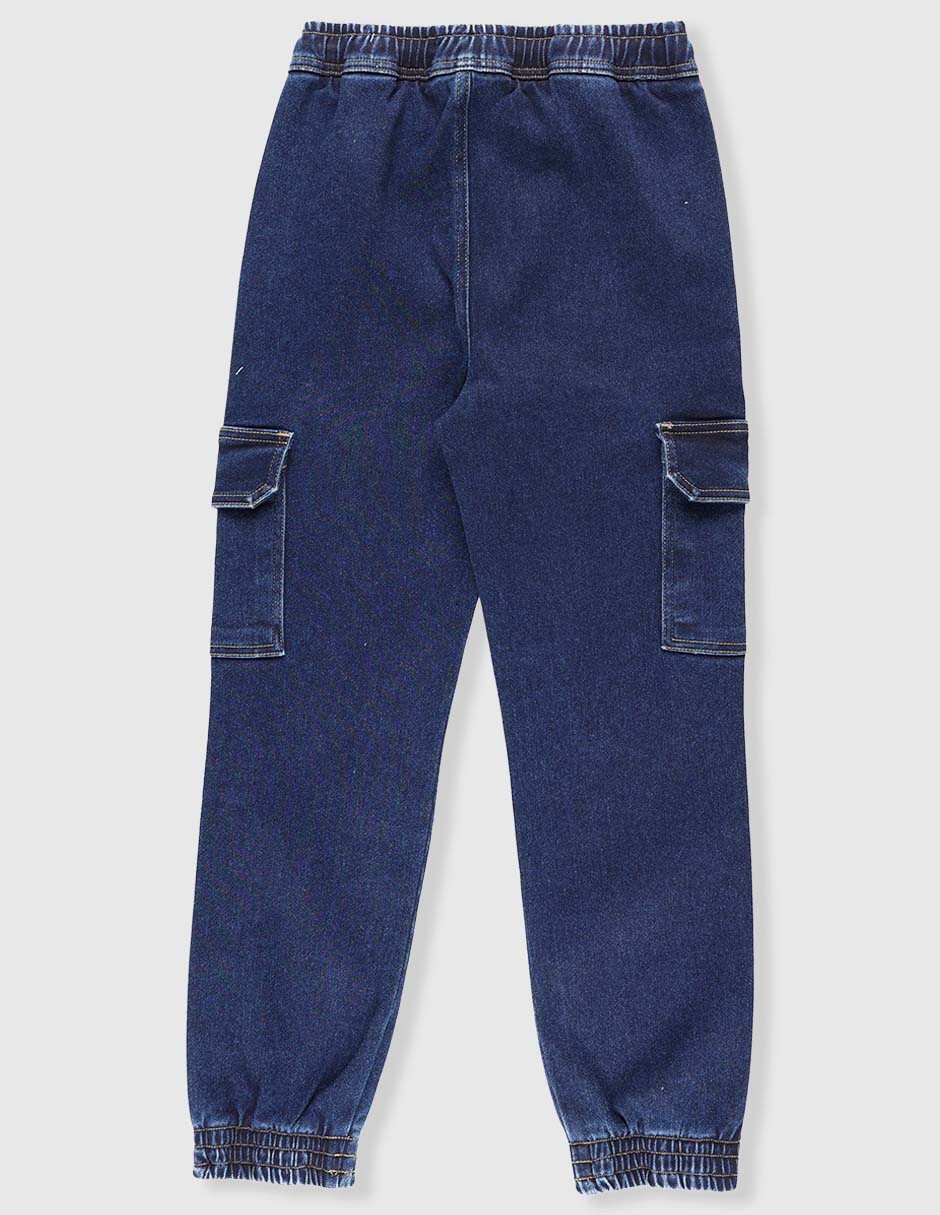 Jeans jogger straight para niño 2