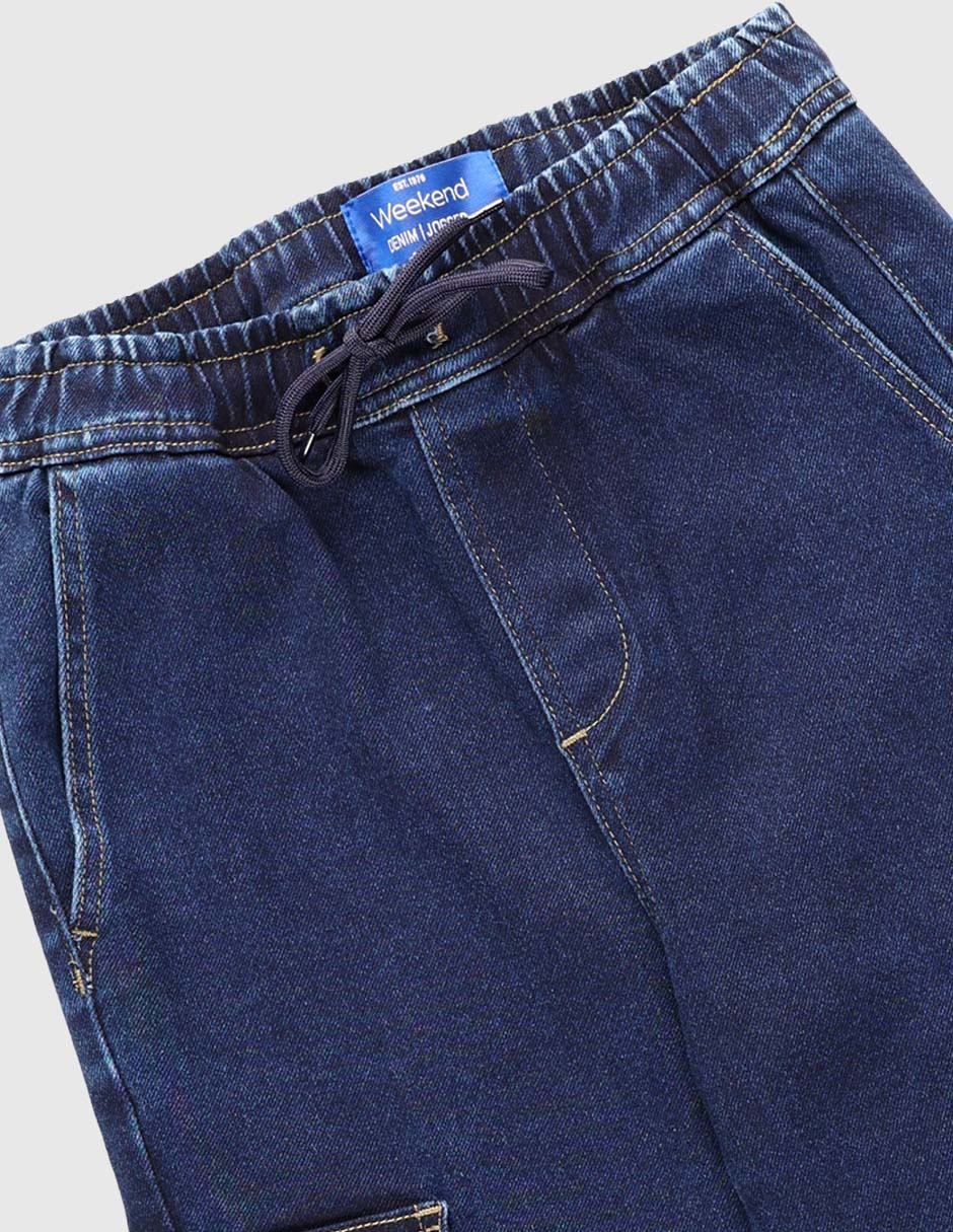 Jeans jogger straight para niño 3