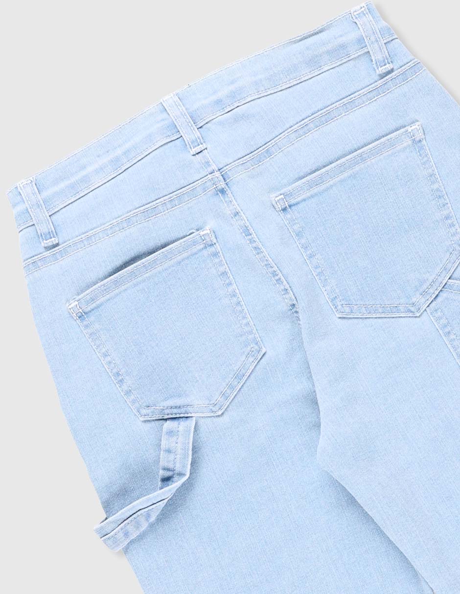 Jeans slim lavado claro para niño 4