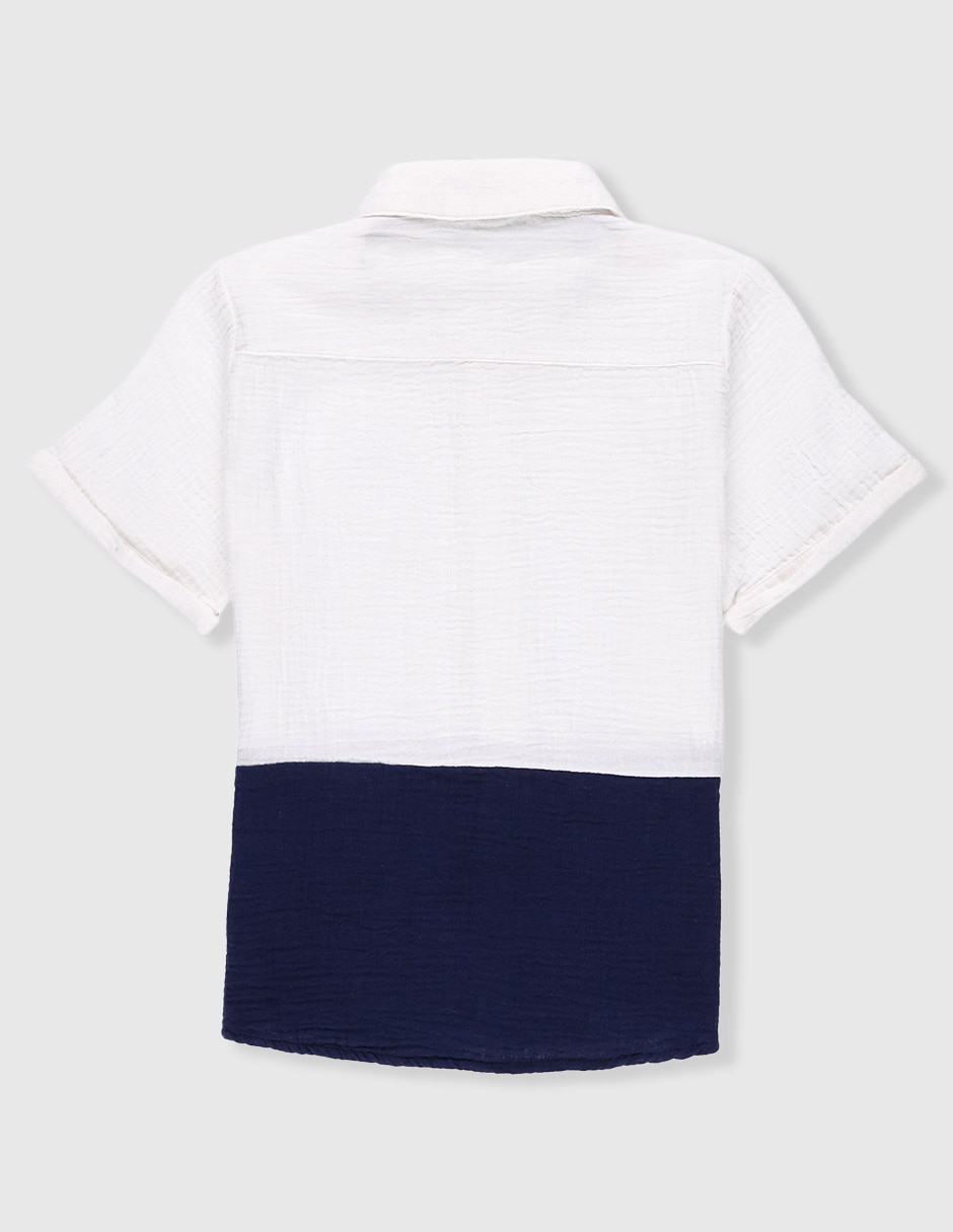 Camisa casual manga corta para niño 2