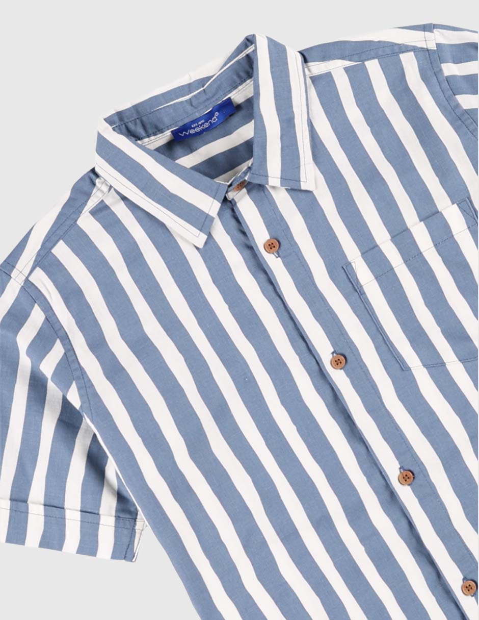 Camisa casual manga corta para niño 3