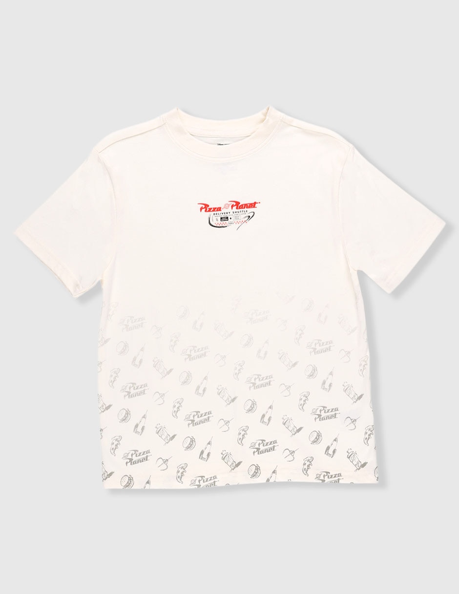 Playera Pizza Planeta manga corta para Playera Pizza Planeta manga corta para