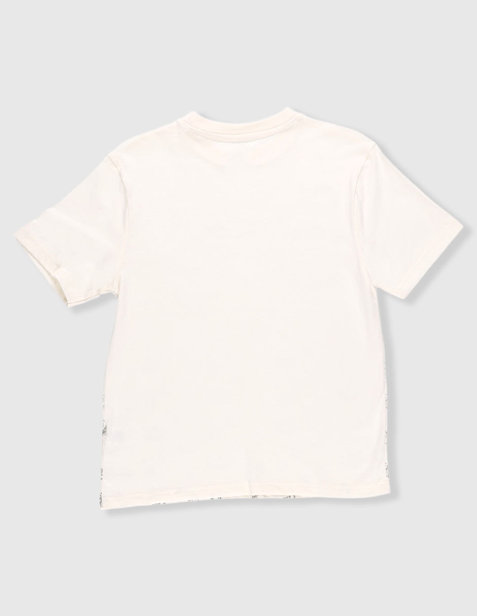 Playera Pizza Planeta manga corta para 2