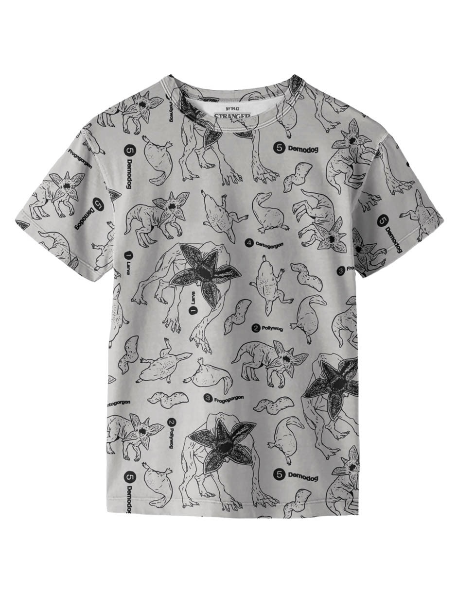 Playera Demogorgon manga corta para niño Playera Demogorgon manga corta para niño