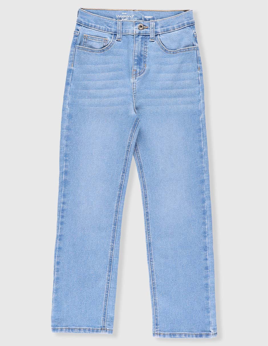 Jeans straight lavado stone wash para niño Jeans straight lavado stone wash para niño