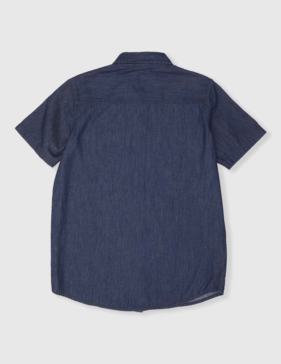 Camisa casual de algodón manga corta para niño 2