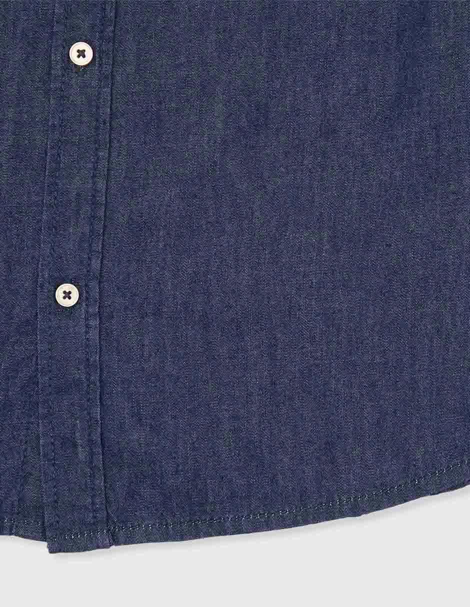 Camisa casual de algodón manga corta para niño 4