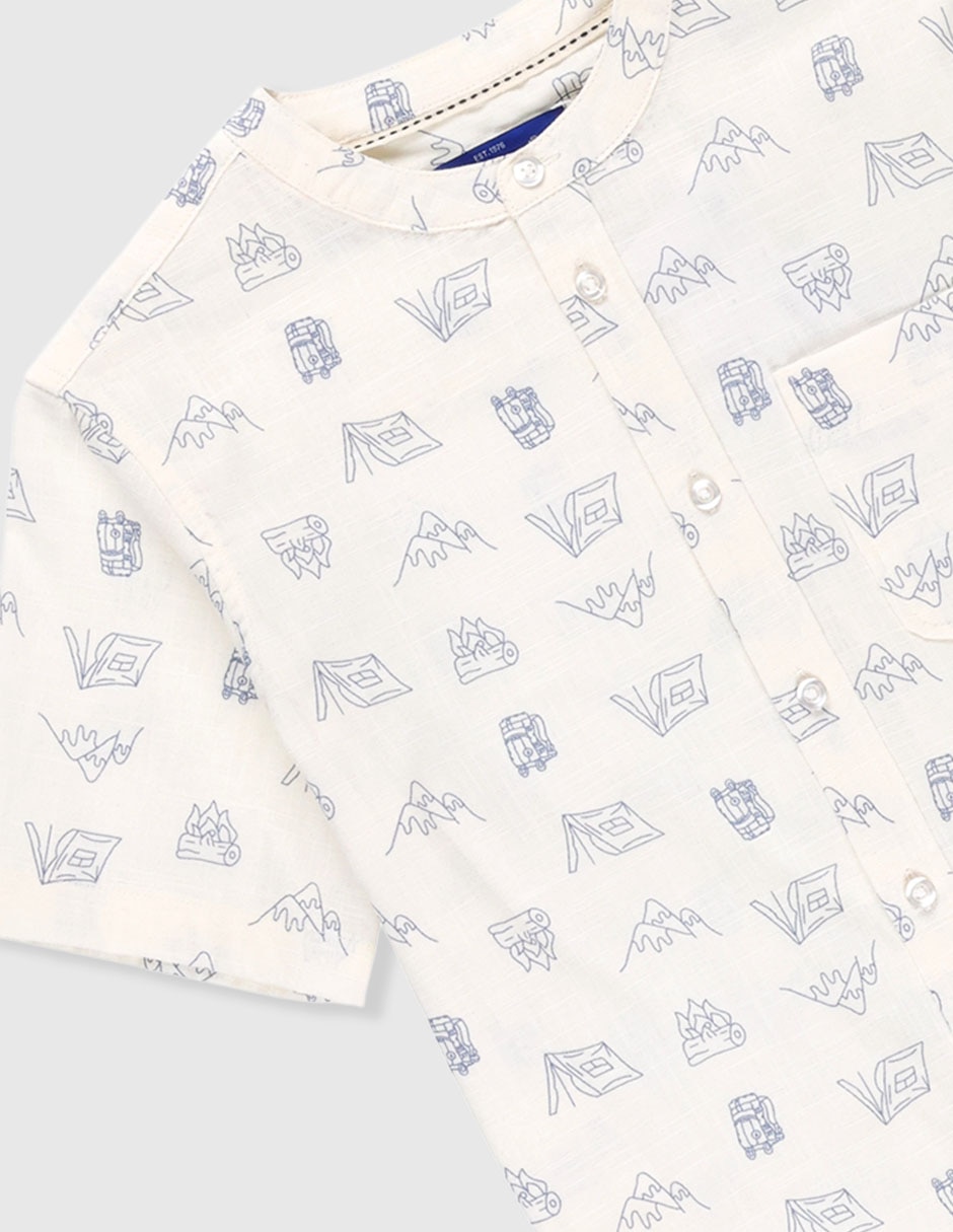 Camisa casual manga corta para niño 3