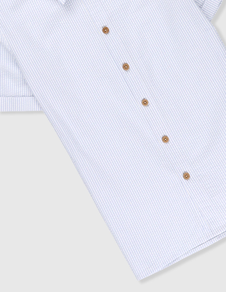 Camisa casual manga corta para niño 4