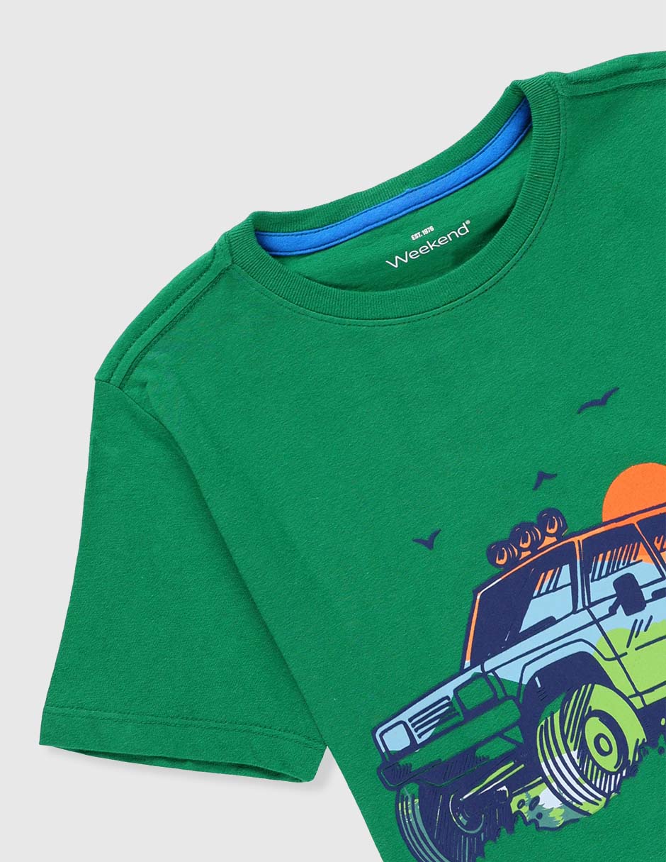 Playera manga corta para niño 3