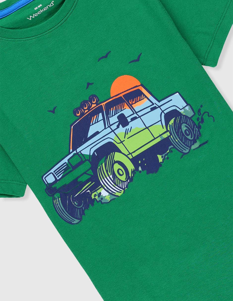 Playera manga corta para niño 4