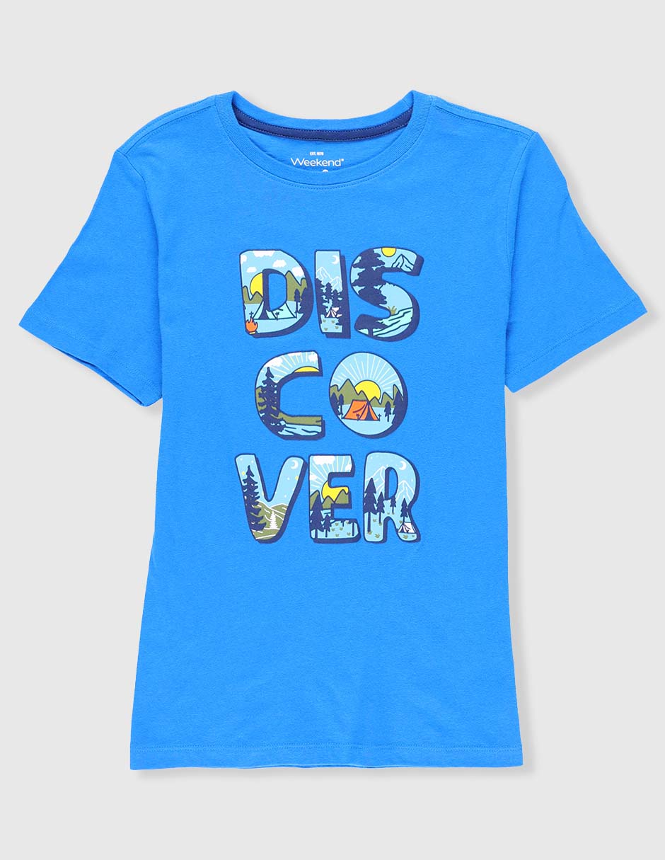 Playera manga corta para niño Playera manga corta para niño