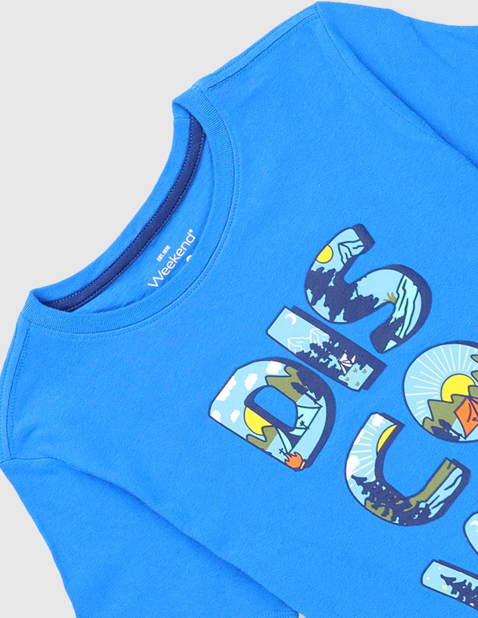 Playera manga corta para niño 4
