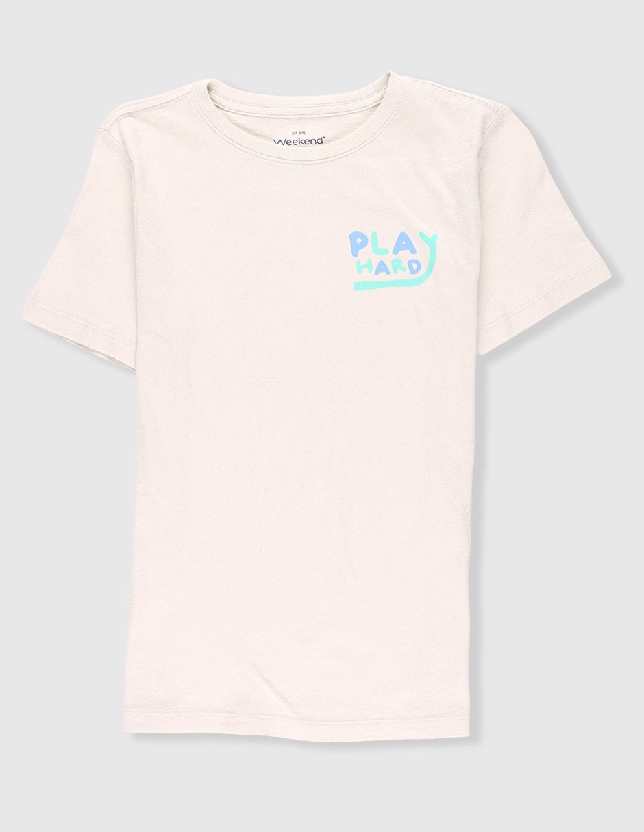 Playera manga corta para niño Playera manga corta para niño