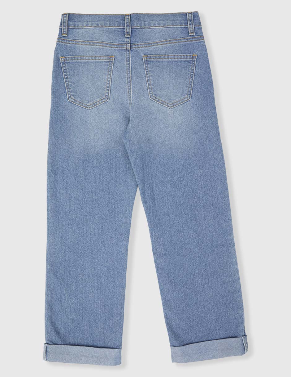 Jeans straight deslavado para niño 2