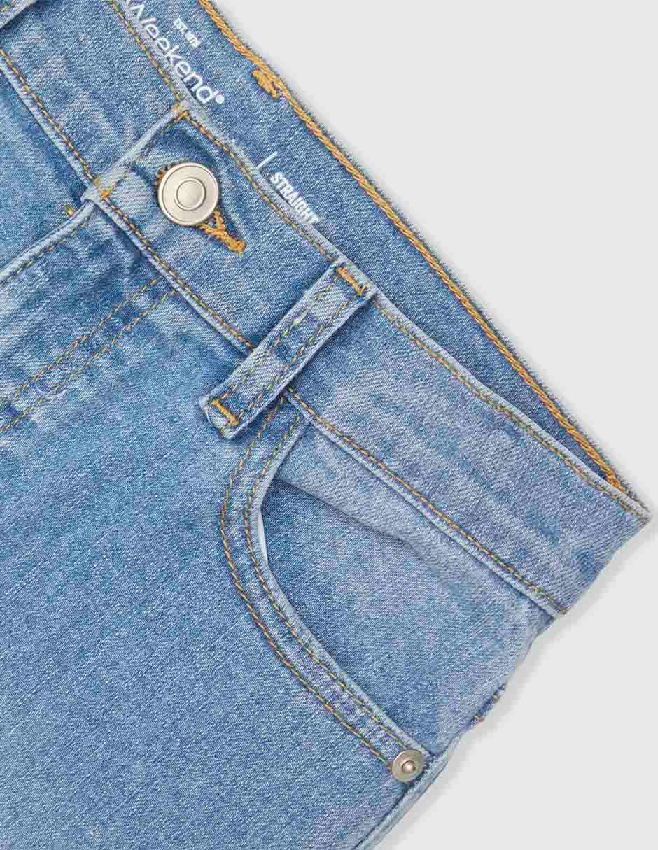 Jeans straight deslavado para niño 3
