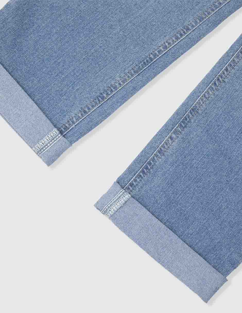 Jeans straight deslavado para niño 4