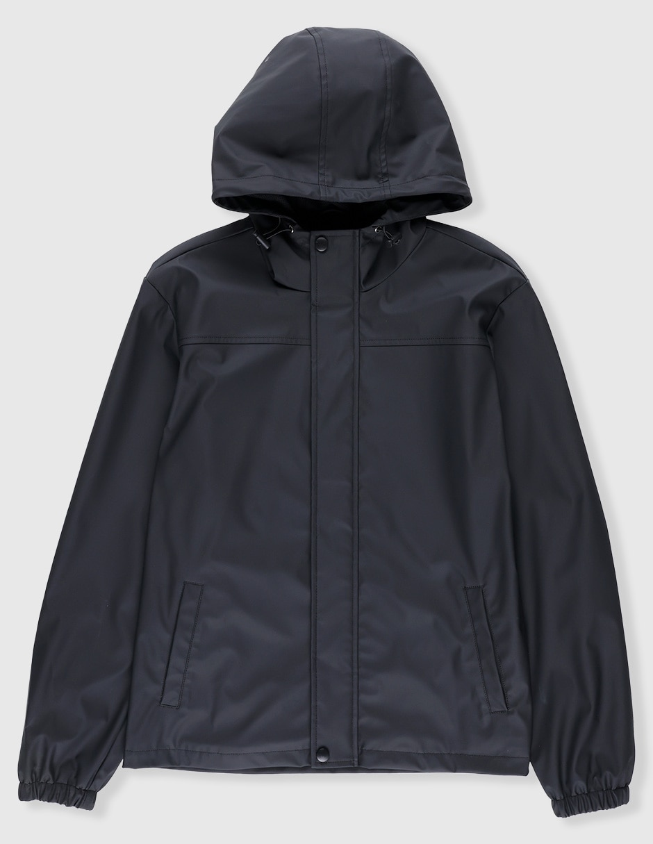 IMPERMEABLE WEEKEND, 14, NEGRO LISO CON