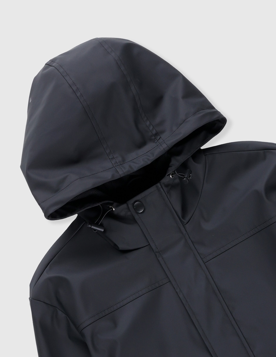 IMPERMEABLE WEEKEND, 14, NEGRO LISO CON
