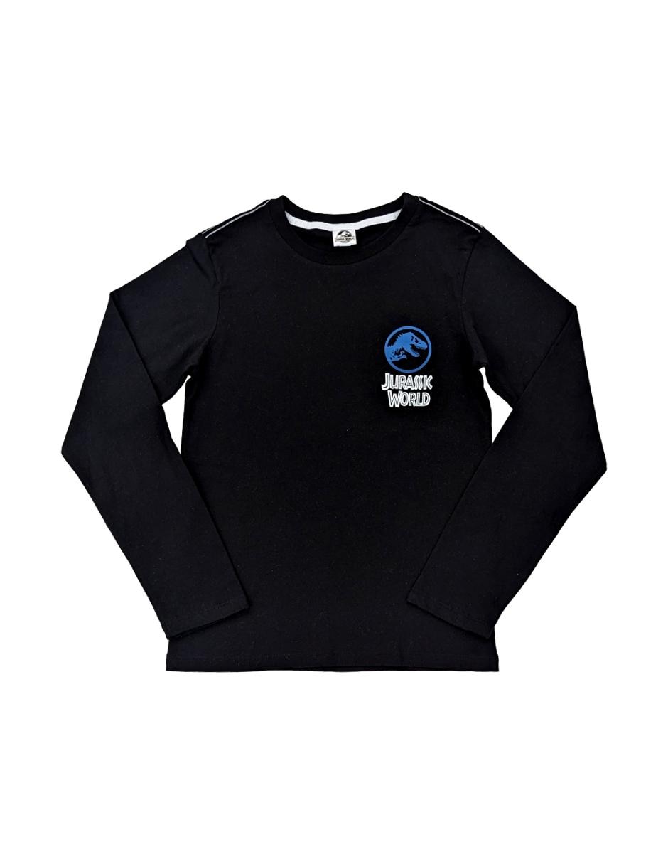 Playera jurassic world manga larga para niño 1
