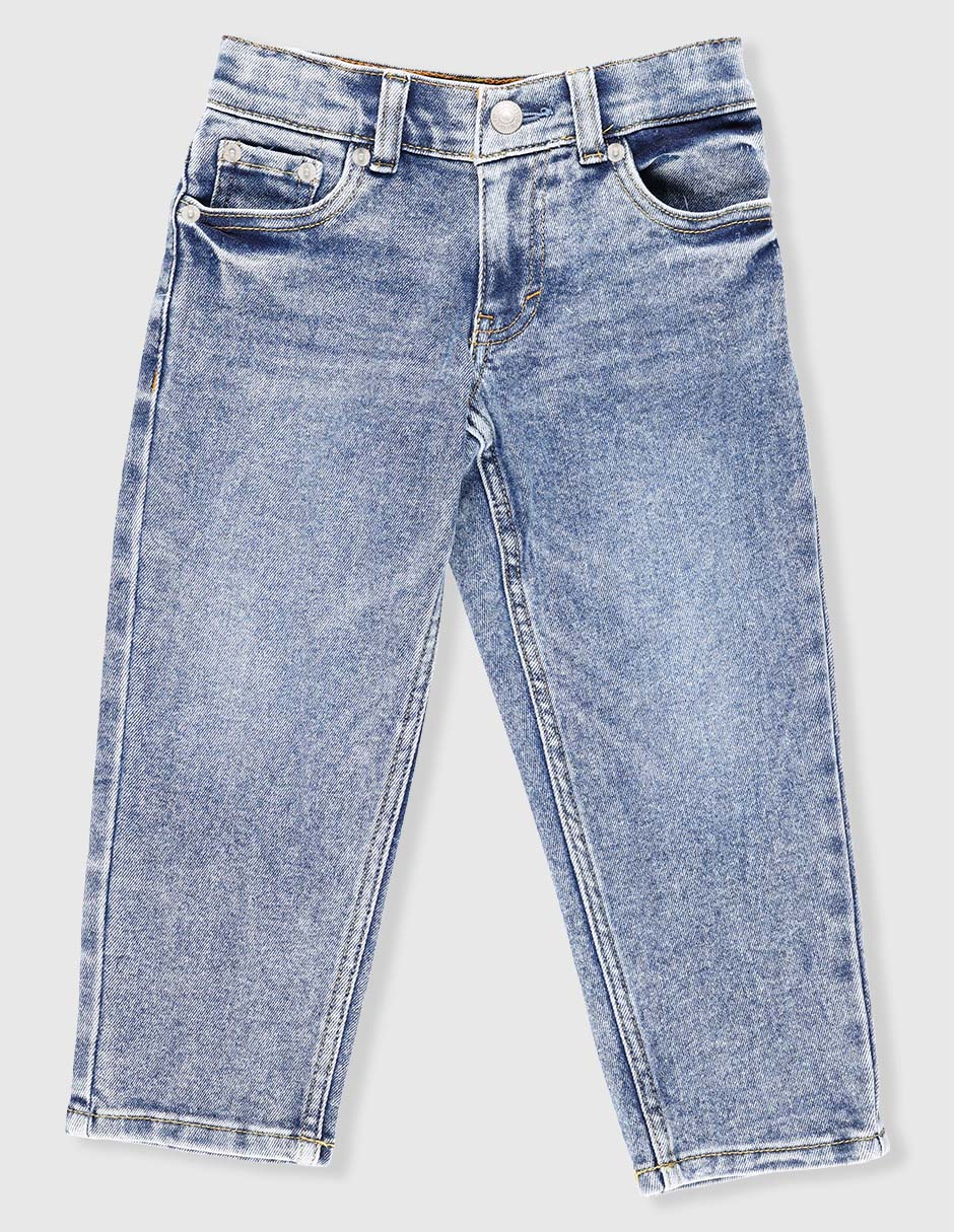 Jeans straight lavado stone wash para niño Jeans straight lavado stone wash para niño