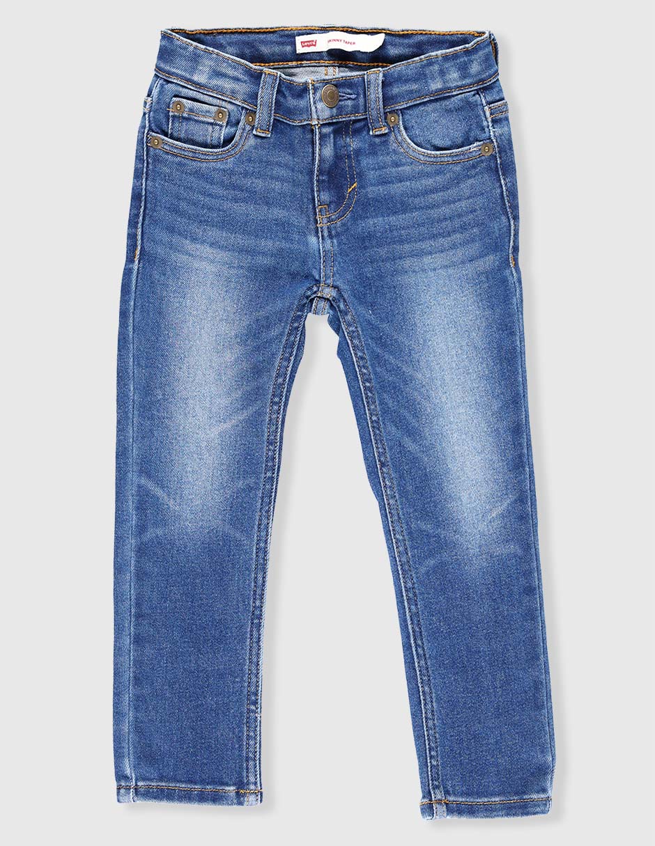 Jeans super skinny lavado stone wash para niño Jeans super skinny lavado stone wash para niño