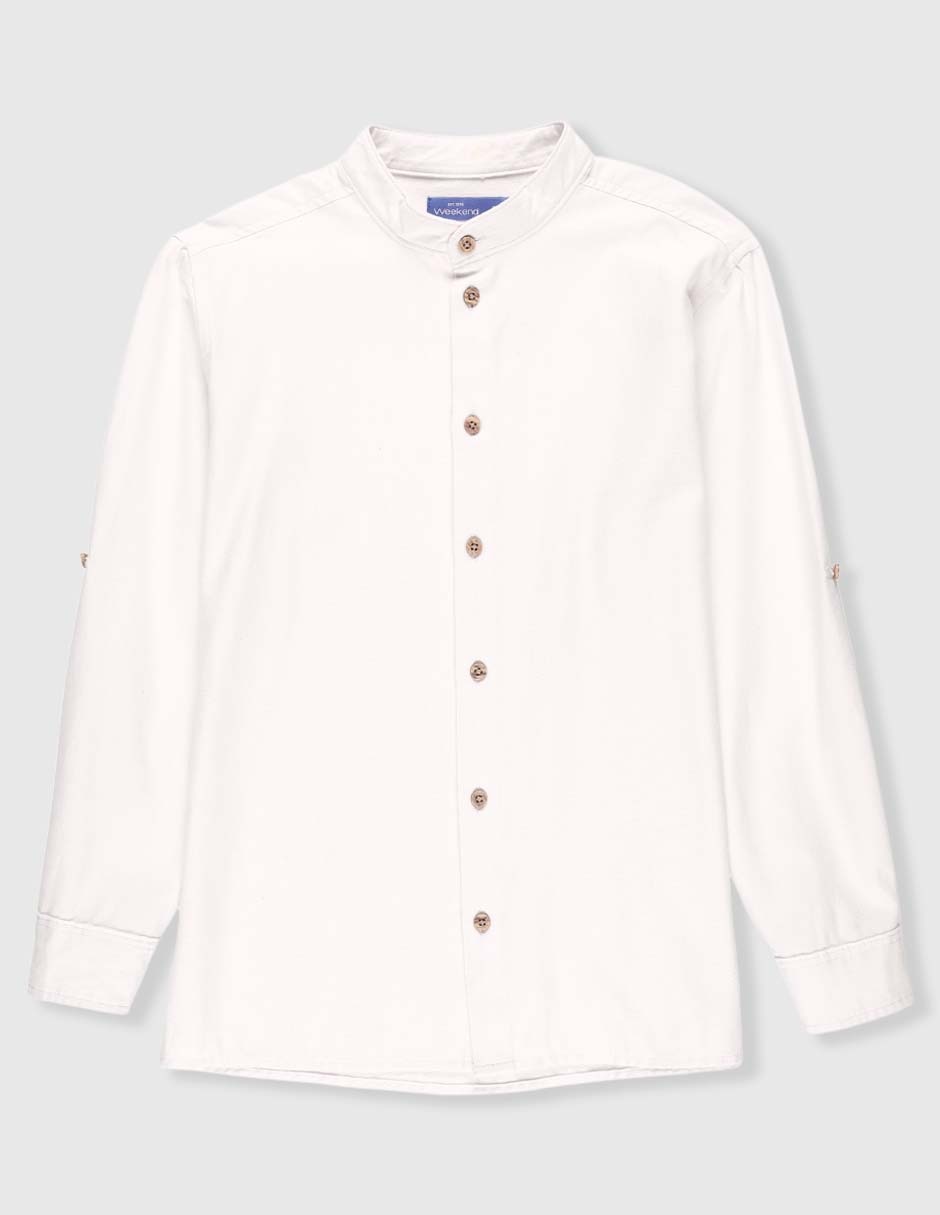 Camisa casual manga larga para niño Camisa casual manga larga para niño