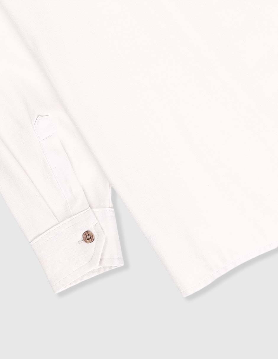 Camisa casual manga larga para niño 4