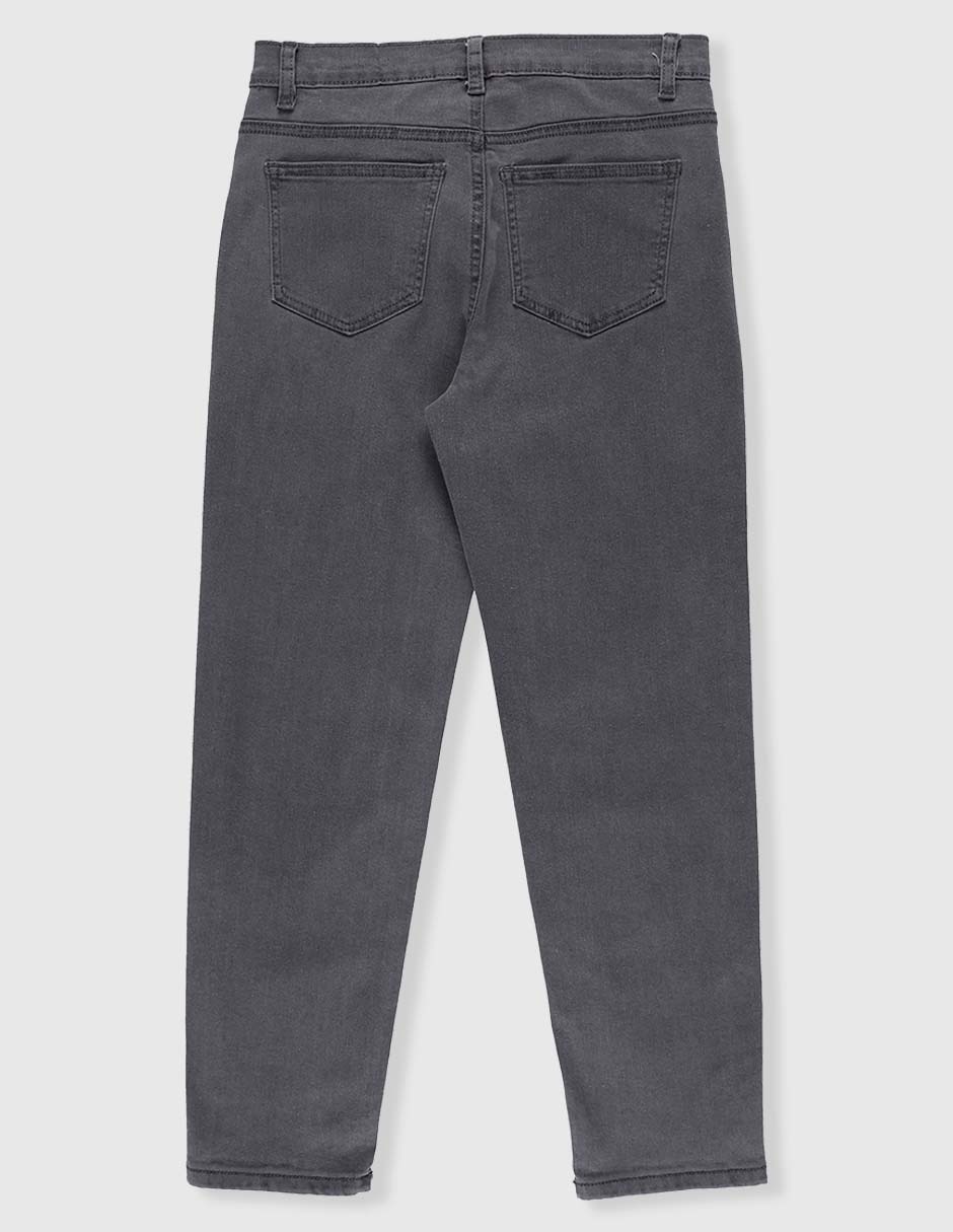 Jeans straight lavado obscuro para niño 2