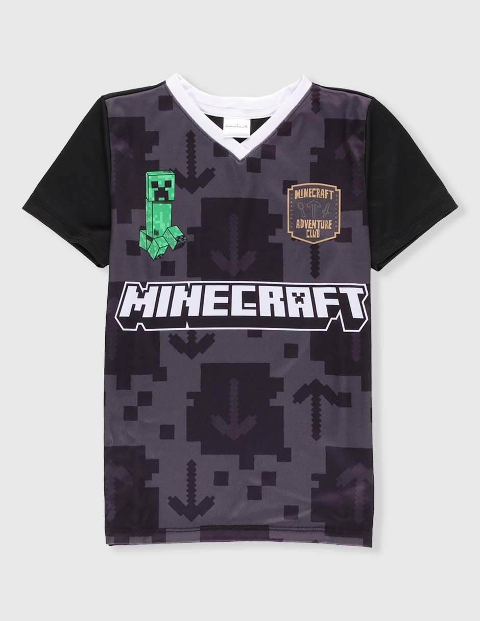 Playera Minecraft manga corta para niño 1