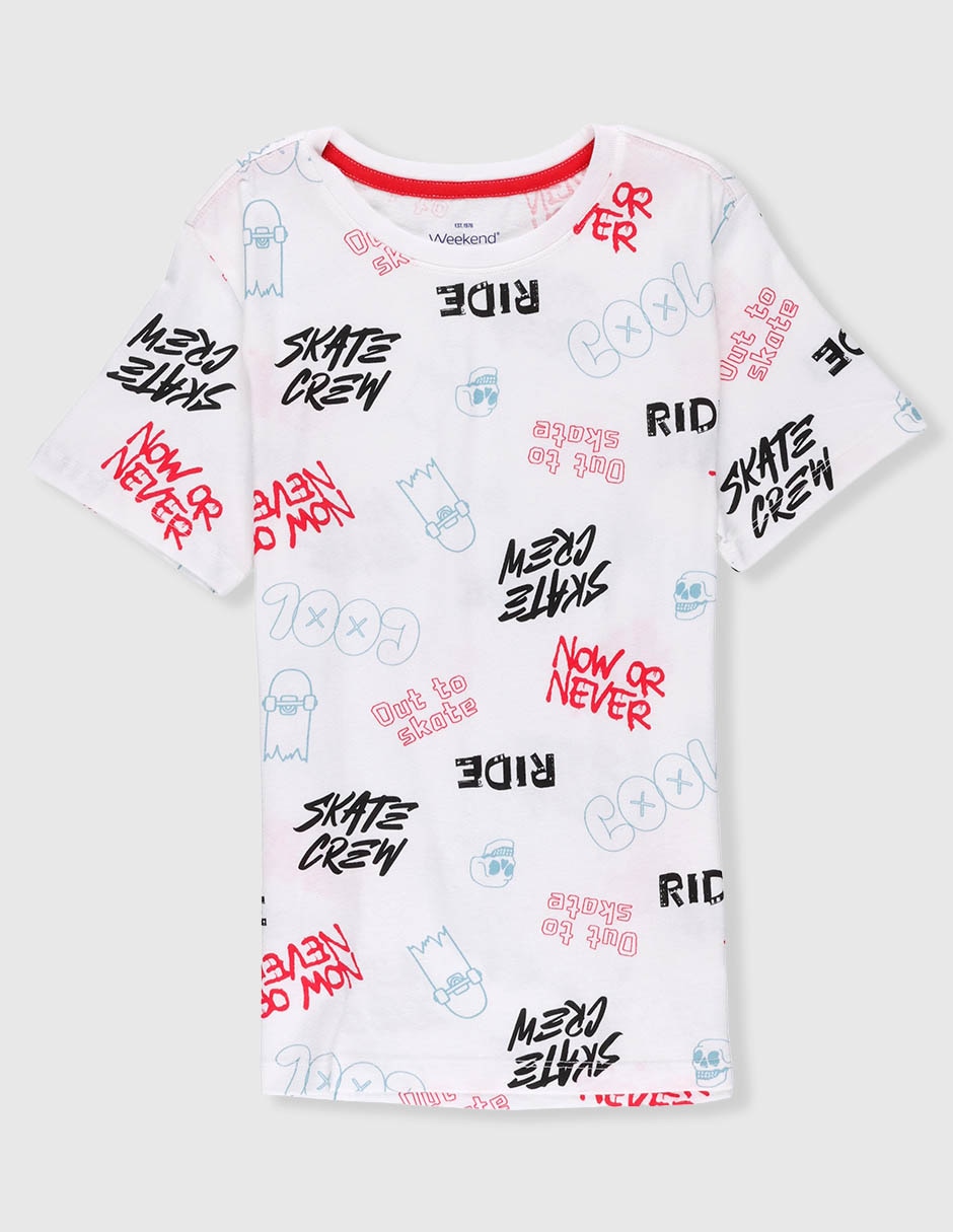 Playera manga corta para niño Playera manga corta para niño
