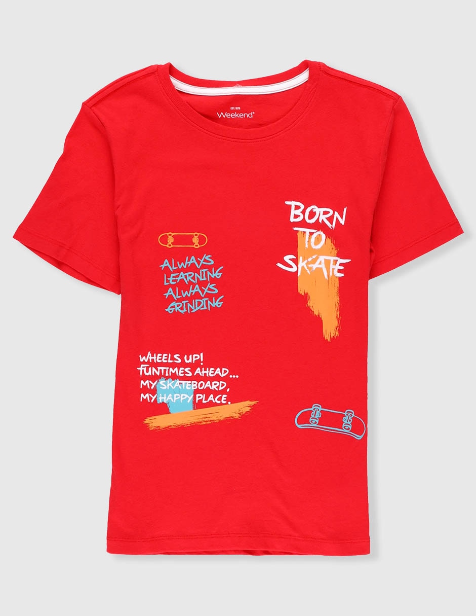 Playera manga corta para niño Playera manga corta para niño